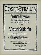 Josef Strauss Notenblätter Dorfschwalben aus Österreich op.73,1