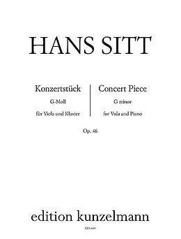 Hans Sitt Notenblätter Konzert für Viola und