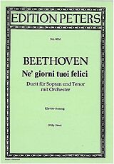 Ludwig van Beethoven Notenblätter Ne giorni tuoi felici