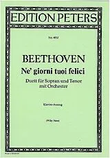 Ludwig van Beethoven Notenblätter Ne giorni tuoi felici