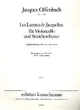 Jacques Offenbach Notenblätter Les larmes de Jacqueline