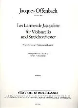 Jacques Offenbach Notenblätter Les larmes de Jacqueline