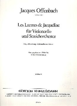 Jacques Offenbach Notenblätter Les larmes de Jacqueline