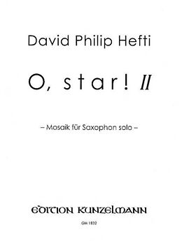 David Philip Hefti Notenblätter O Star