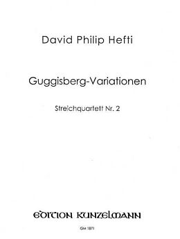 David Philip Hefti Notenblätter Guggisberg-Variationen