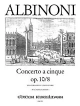 Tomaso Albinoni Notenblätter Concerto a cinque g-Moll op.10,8
