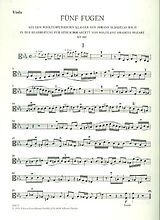 Johann Sebastian Bach Notenblätter 5 Fugen aus dem Wohltemperierten Klavier