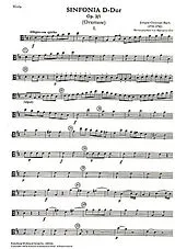 Johann Christian Bach Notenblätter Sinfonia D-Dur op.3,1