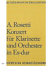 Antonio (Franz Anton Rössler) Rosetti Notenblätter Konzert Es-Dur Nr. 1