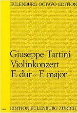 Giuseppe Tartini Notenblätter Konzert E-Dur