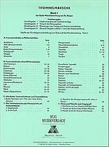  Notenblätter Basler Trommelmärsche Band 1