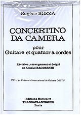 Eugène Bozza Notenblätter Concertino Da Camera