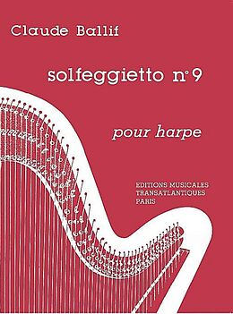 Claude Ballif Notenblätter Solfeggietto no.9 op.36