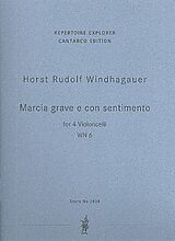 Horst Rudolf Windhagauer Notenblätter Marcia grave e con sentimento WN6
