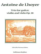Antoine de Lhoyer Notenblätter Trio op.38