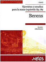 Johann Hermann Berens Notenblätter Ejercicios y estudio para la mano izquierda op.89