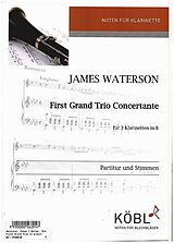 James Waterson Notenblätter First Grand Trio Concertante in g-moll