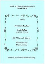 Johannes Brahms Notenblätter 2 Walzer op.39 Nr.9 und 15