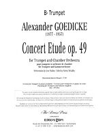 Alexander Goedicke Notenblätter Concert Etude op.49