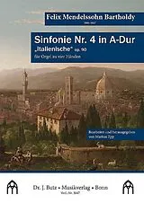 Felix Mendelssohn-Bartholdy Notenblätter Sinfonie A-Dur Nr.4 op.90 Italienische
