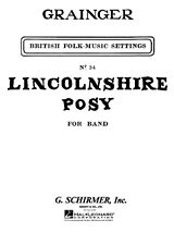 Percy Aldridge Grainger Notenblätter Lincolnshire Posy