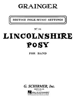 Percy Aldridge Grainger Notenblätter Lincolnshire Posy