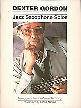 Dexter Gordon Notenblätter Jazz Saxophone Solos