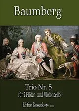 J.C. Baumberg Notenblätter Trio Nr. 5 op.1