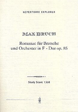 Max Bruch Notenblätter Romanze F-Dur op.85