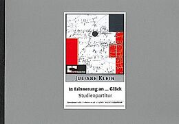 Juliane Klein Notenblätter In Erinnerung an Glück