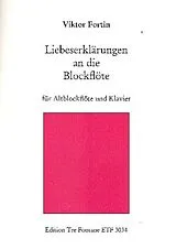 Viktor Fortin Notenblätter Liebeserklärungen an die Blockflöte