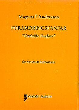 Magnus F. Andersson Notenblätter Förändringsfanfar