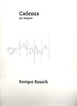 Enrique Raxach Notenblätter Cadenza