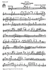 Carl Maria von Weber Notenblätter Adagio und Rondo op.posth. Nr.15
