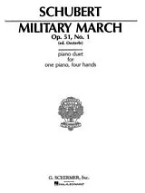 Franz Schubert Notenblätter Military March op.51,1