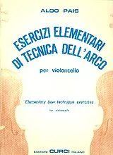 Aldo Pais Notenblätter Esercizi elementari di tecnica dellarco