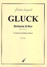 Christoph Willibald Gluck Notenblätter Sinfonia D-Dur WqGD2 (ChenD1)