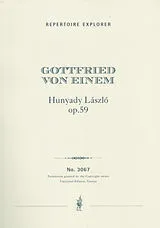 Gottfried von Einem Notenblätter Hunyady László op.59