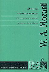 Wolfgang Amadeus Mozart Notenblätter Menuett aus Eine kleine Nachtmusik KV525