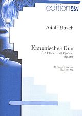 Adolf Busch Notenblätter Kanonisches Duo op.69e