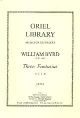 William Byrd Notenblätter 3 Fantasias