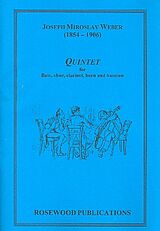 Joseph Miroslav Weber Notenblätter Quintet