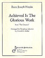 Franz Joseph Haydn Notenblätter Achieved is the glorious Work