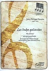 Jean Philippe Rameau Notenblätter Les Indes Galantes - Ouverture
