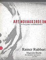 Rainer Rubbert Notenblätter Magische Duette für Akkordeon und Klavier