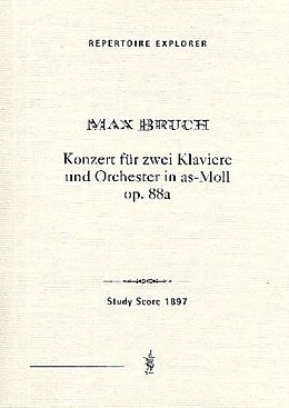 Max Bruch Notenblätter Konzert as-moll op.88a