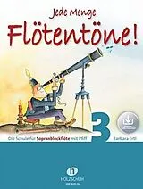 Barbara Ertl Notenblätter Jede Menge Flötentöne Band 3 (+Online Audio)