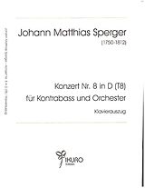 Johann Matthias Sperger Notenblätter Konzert in D-Dur (T8) Nr.8