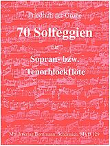 Der Grosse Friedrich II. Notenblätter 70 Solfeggien