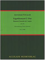 Antonio Vivaldi Notenblätter Fagottkonzert C-Dur RV479